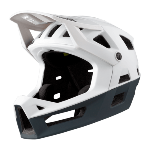 Medium/Large with Head Cinch Adjuster and Extra Padded Fit Kit Demon United FR Link System Mountain Bike Helmet Fullface with Removable Chin Guard
