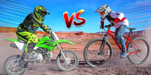 dirt bike vs mountain bike